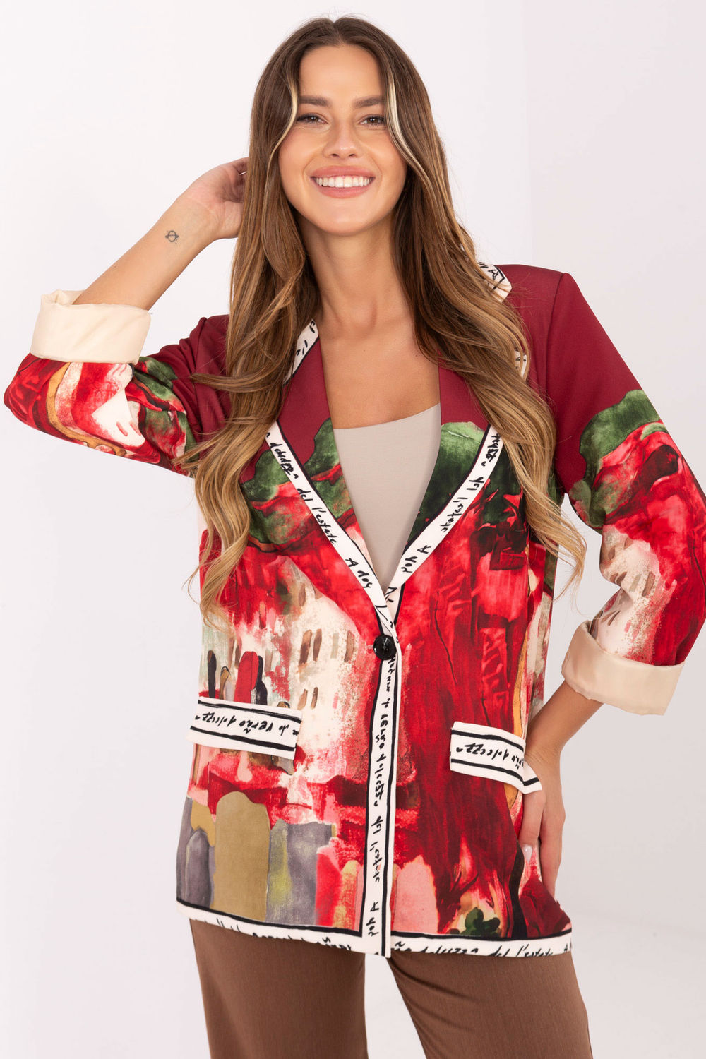 Veste femme Italy Moda — rouge