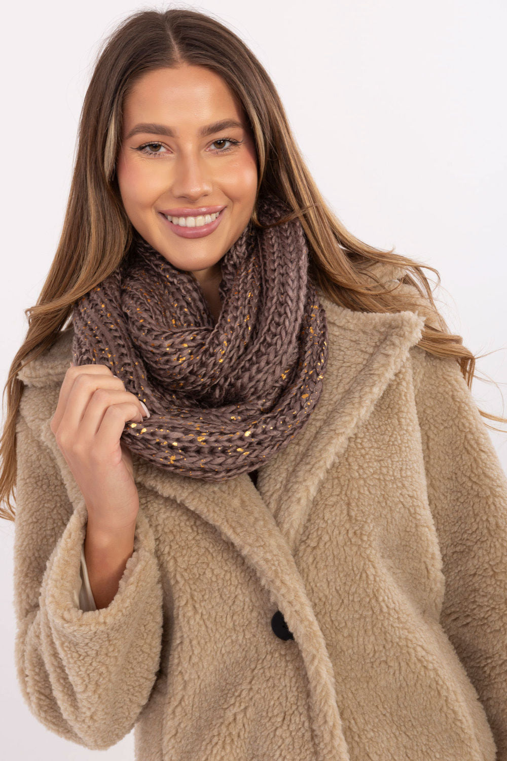 Infinity Écharpe femme AT — beige