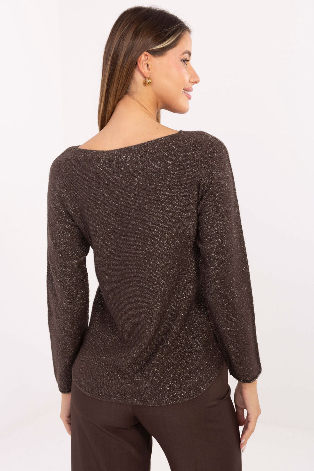 Pull femme Rue Paris Chandail Chandail — brun