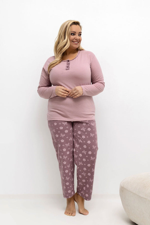 Pyjama femme Forever Pink Taille Plus Taille · 221186 — rosé