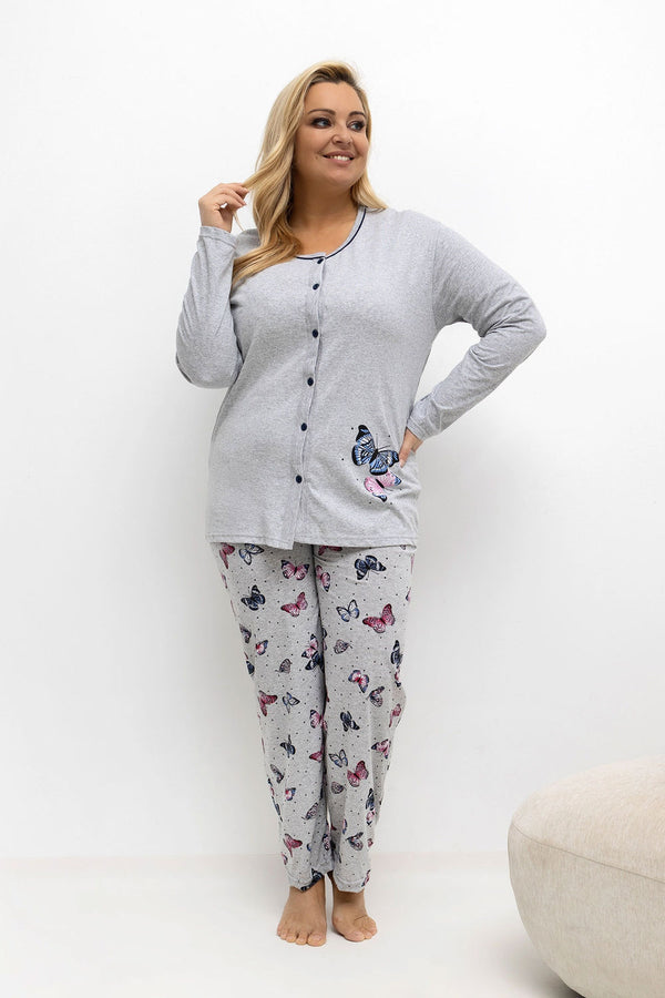 Pyjama femme Forever Pink Taille Plus Taille · 221199 — gris