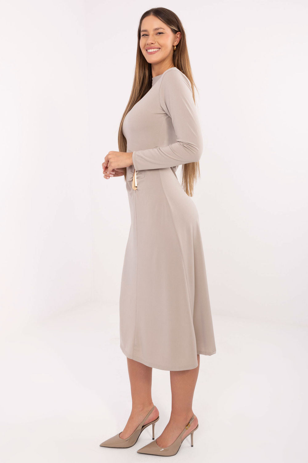 Robe femme Italy Moda De Jour De — beige
