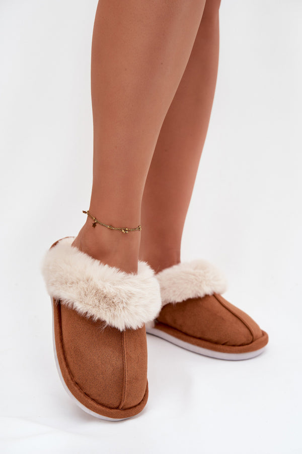 Pantalon femme Step in style Pantoufles Pantoufles — brun