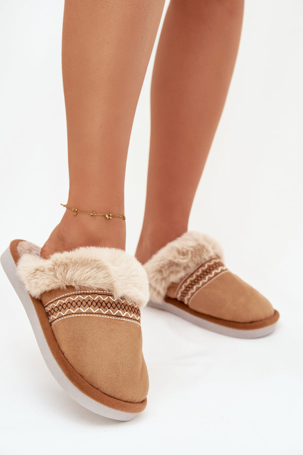Pantalon femme Step in style Pantoufles Pantoufles — brun
