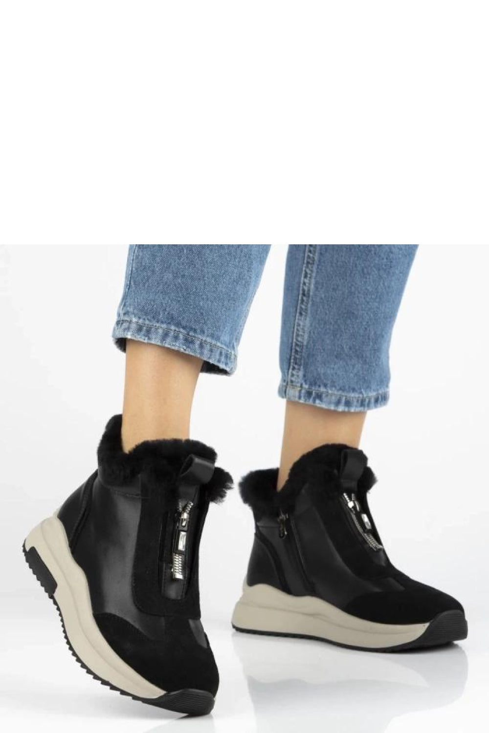 Bottes femme Solea À Plateforme À — noir