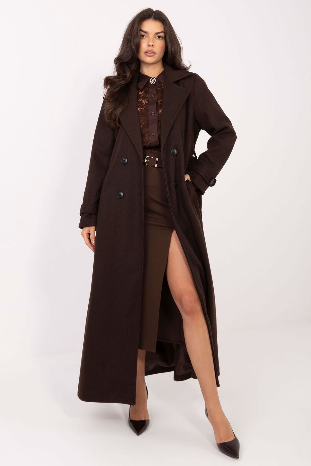 Jupe femme Rue Paris — brun