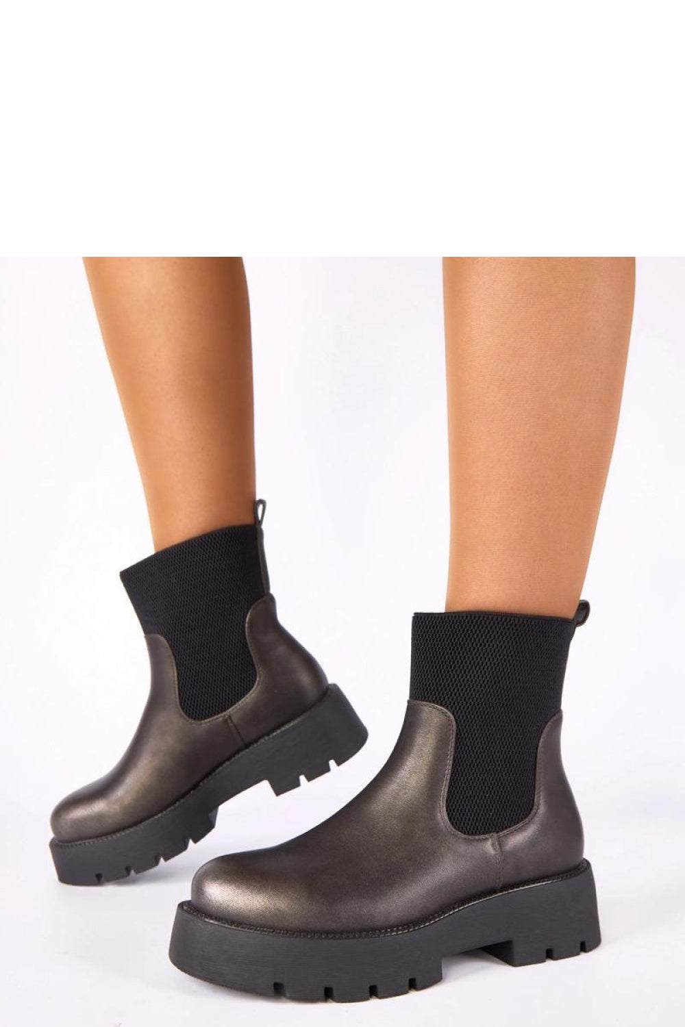 Bottes femme Solea À Plateforme À — gris