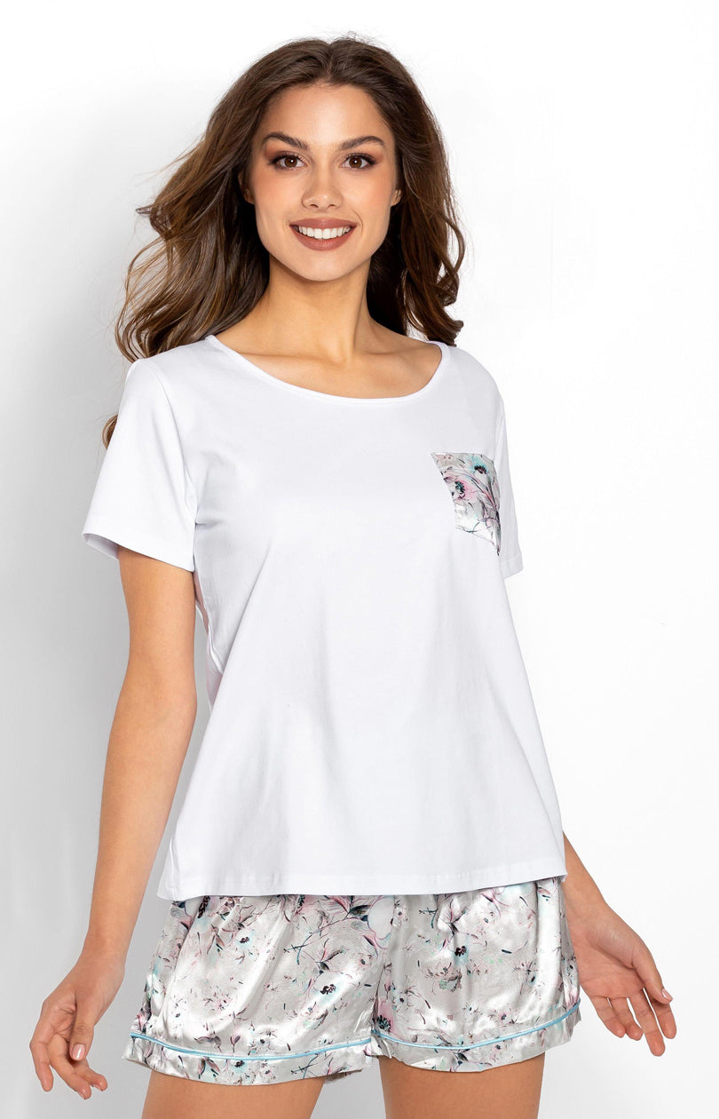 Pyjama femme Momenti Per Me — blanc
