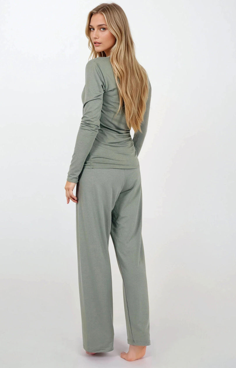 Pyjama femme Momenti Per Me — vert