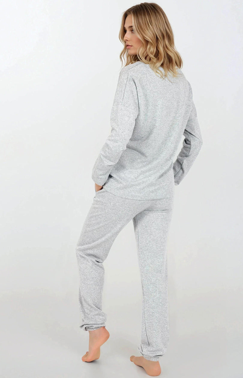 Pyjama femme Momenti Per Me — gris