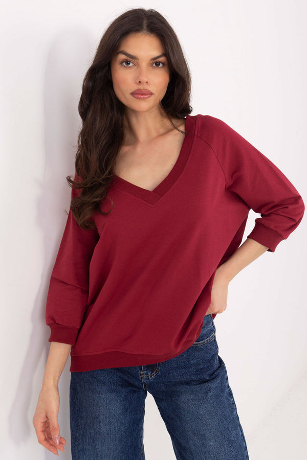 Blouse femme Rue Paris Chemisier Chemisier — rouge