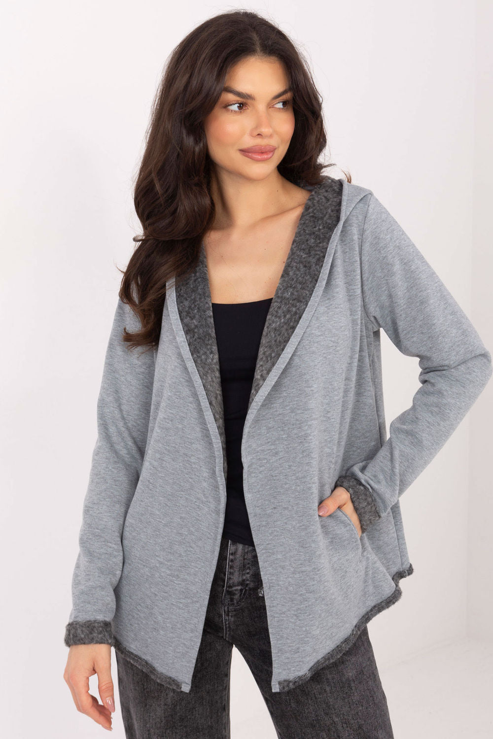 T-shirt femme Sublevel Sweatshirt Sweatshirt — gris