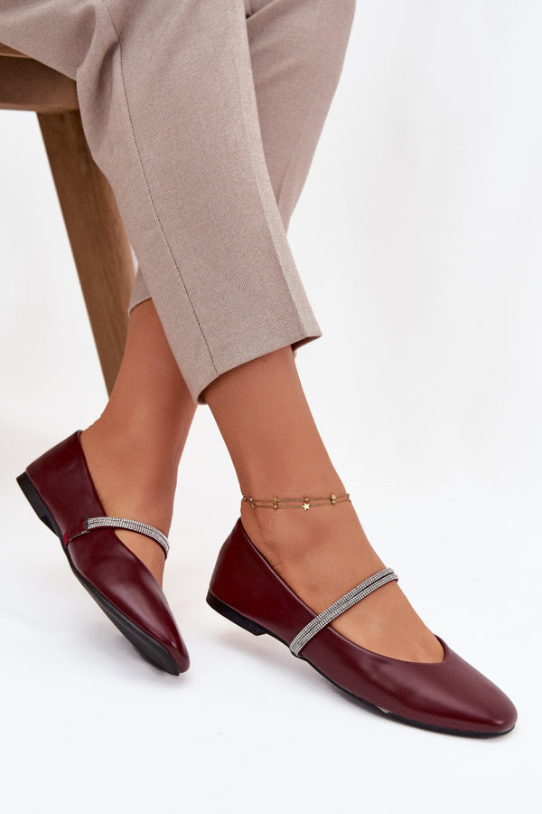 Ballerine femme Step in style — rouge
