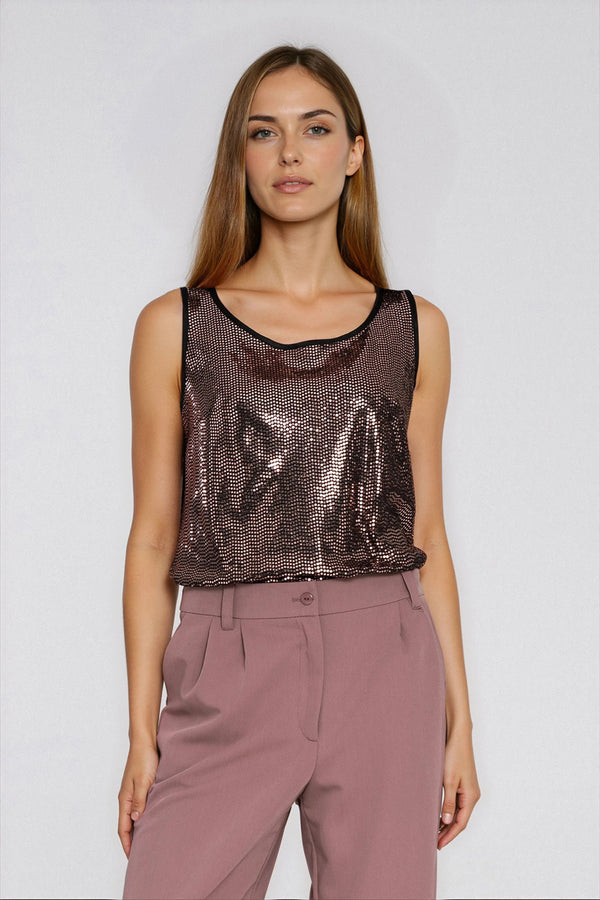 Blouse femme Nife Chemisier Chemisier — brun