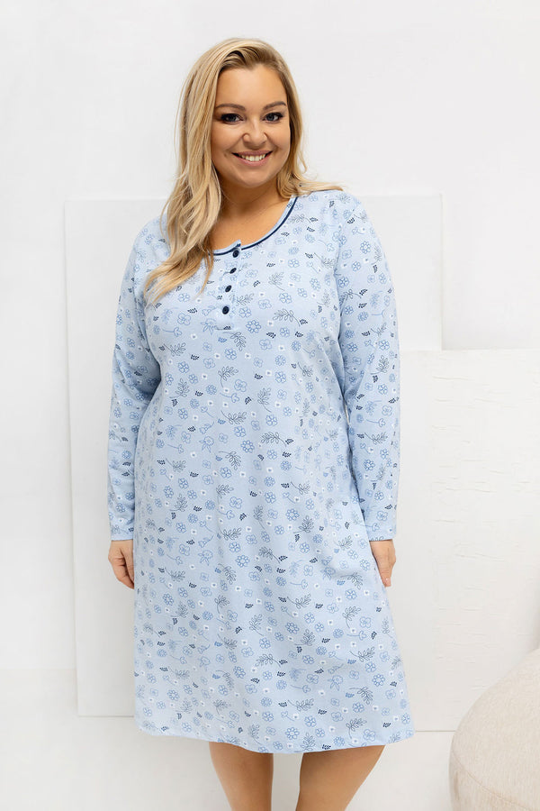 Chemise de nuit Plus Size femme Forever Pink · 223308 — bleu