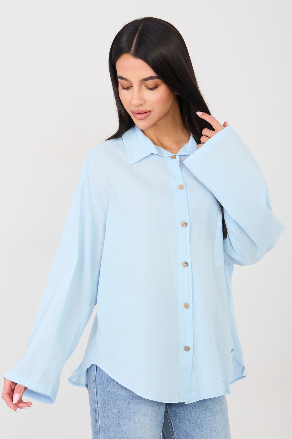 Blouse femme Factory Price — bleu