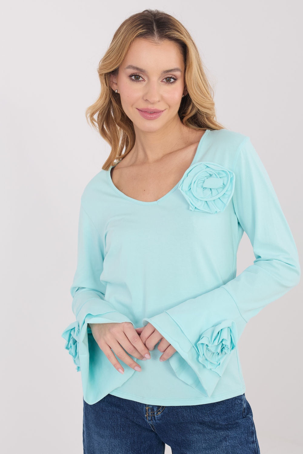 Blouse femme Italy Moda Chemisier Chemisier — vert