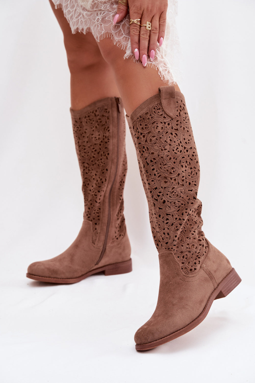 Bottes femme Step in style Ajourées Ajourées — brun