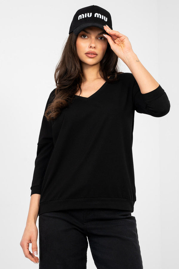 Blouse femme Rue Paris Chemisier Chemisier — noir