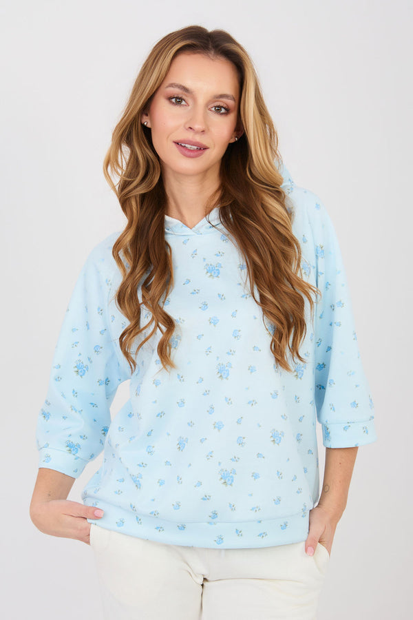 T-shirt femme Italy Moda Sweatshirt Sweatshirt — bleu