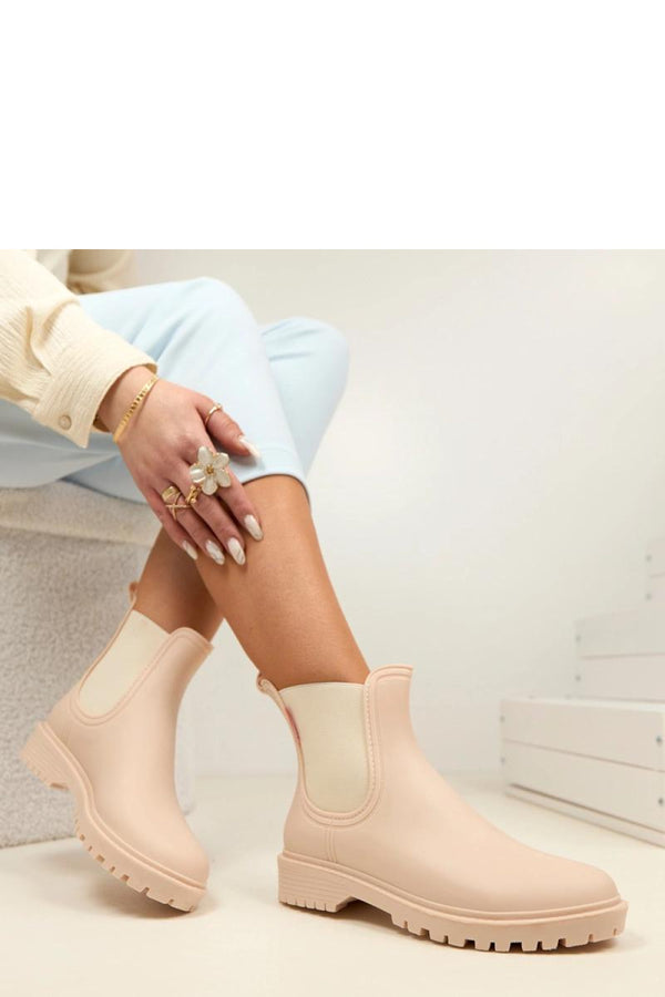 Bottes femme Solea En Caoutchouc En — beige