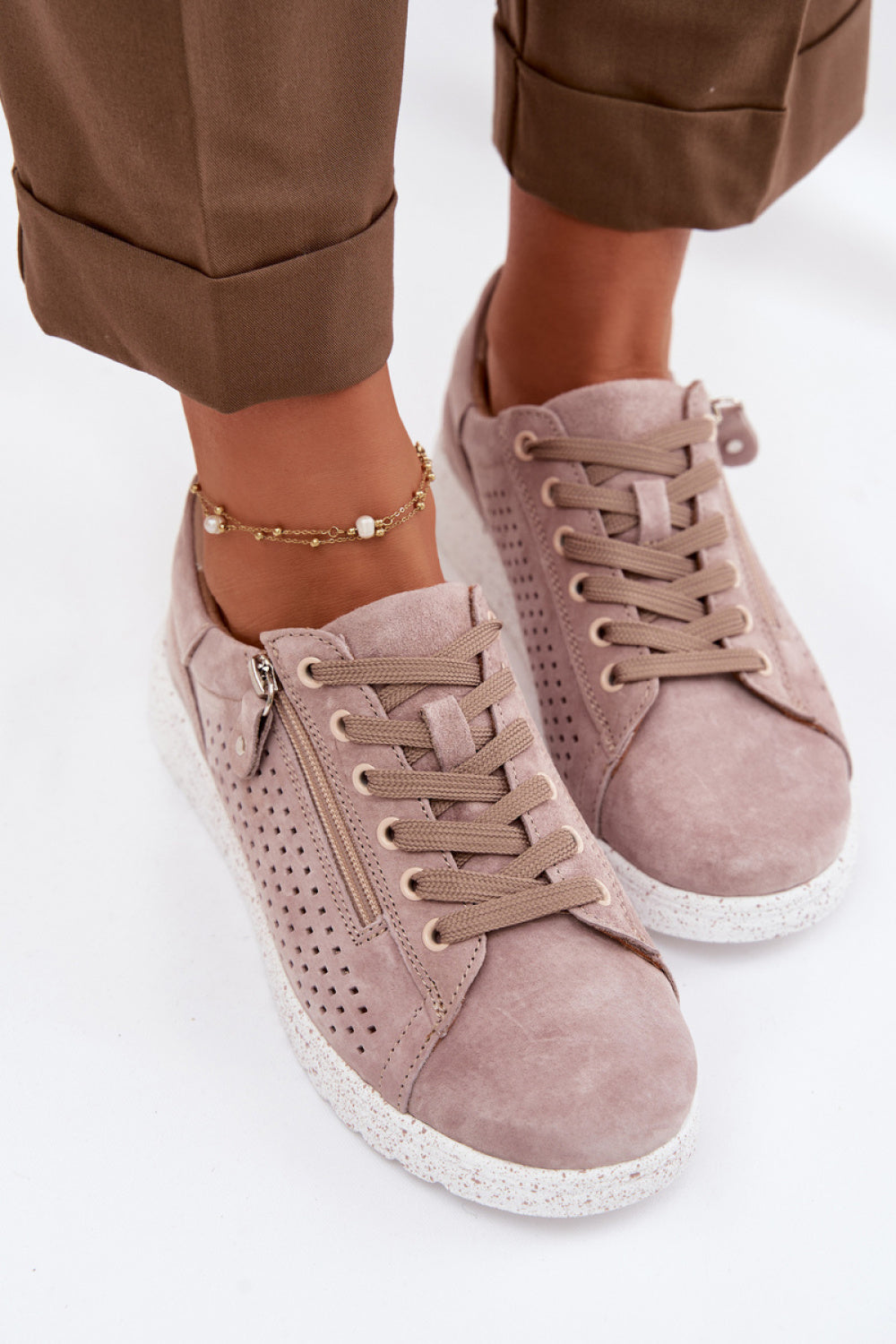 Bottes femme Step in style Chaussures Basses Chaussures — beige