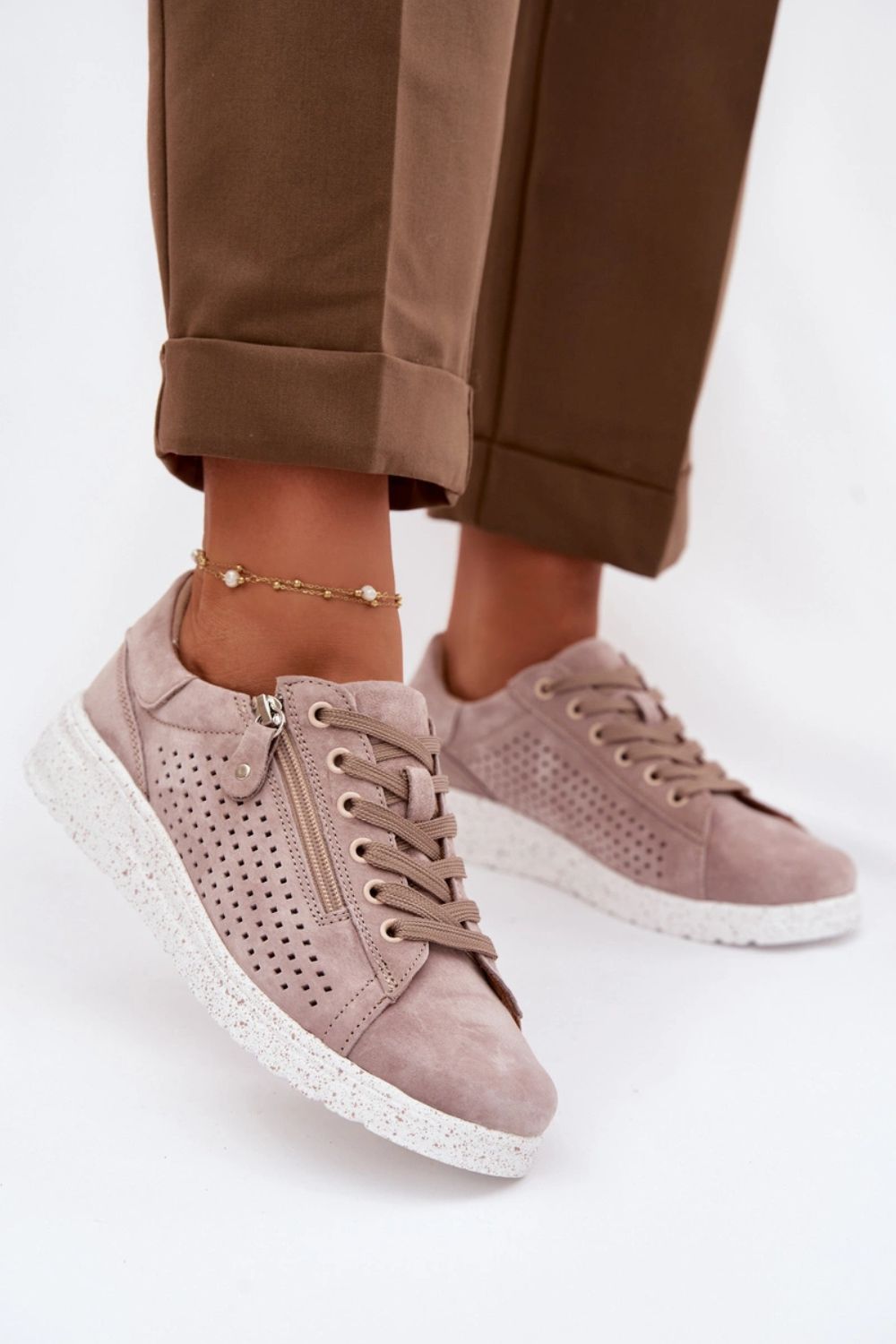 Bottes femme Step in style Chaussures Basses Chaussures — beige