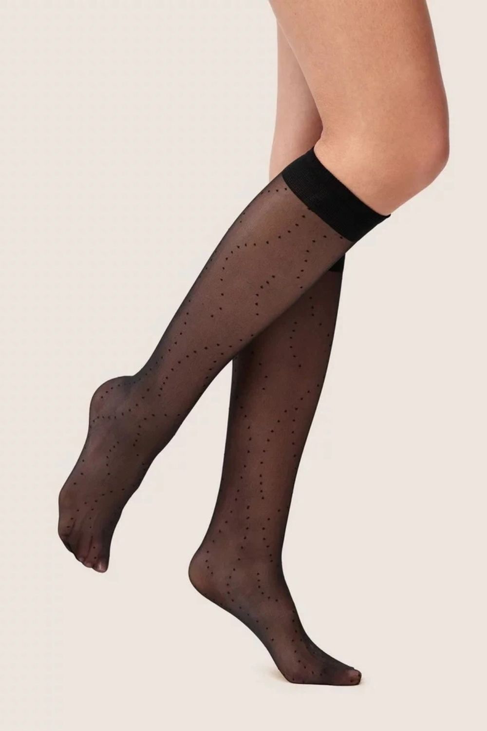 Chaussettes longues femme Gabriella — noir