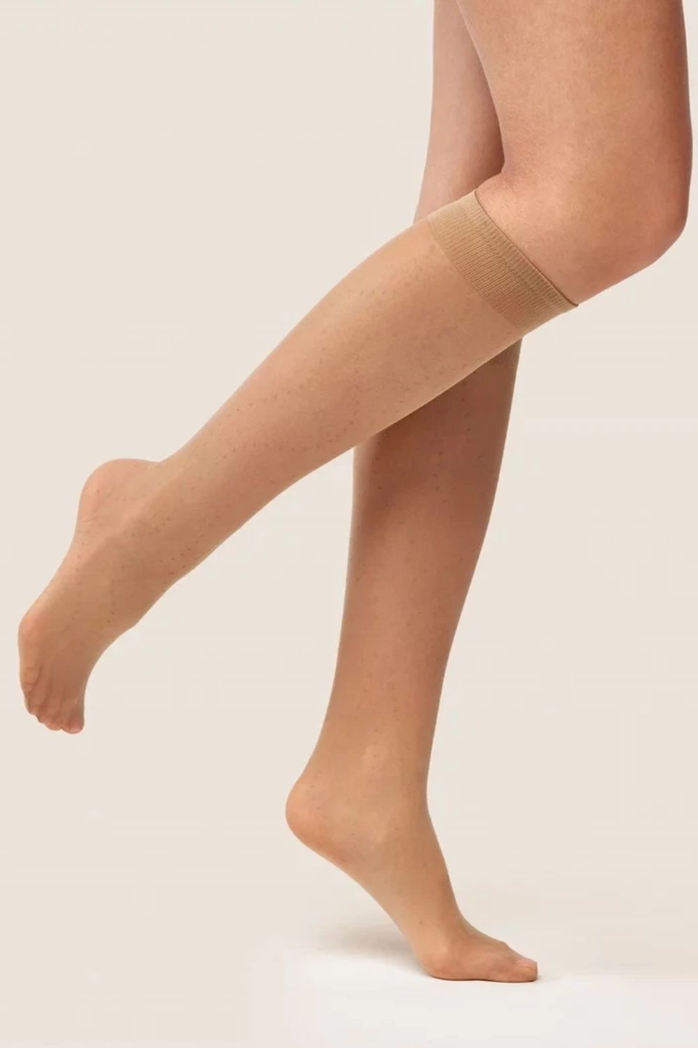 Chaussettes longues femme Gabriella — beige