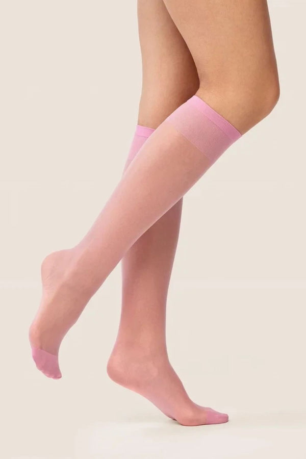 Chaussettes longues femme Gabriella — rosé