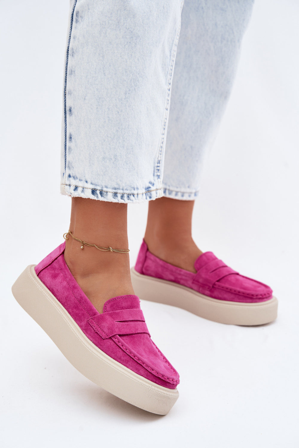 Moccasins femme Step in style — rosé