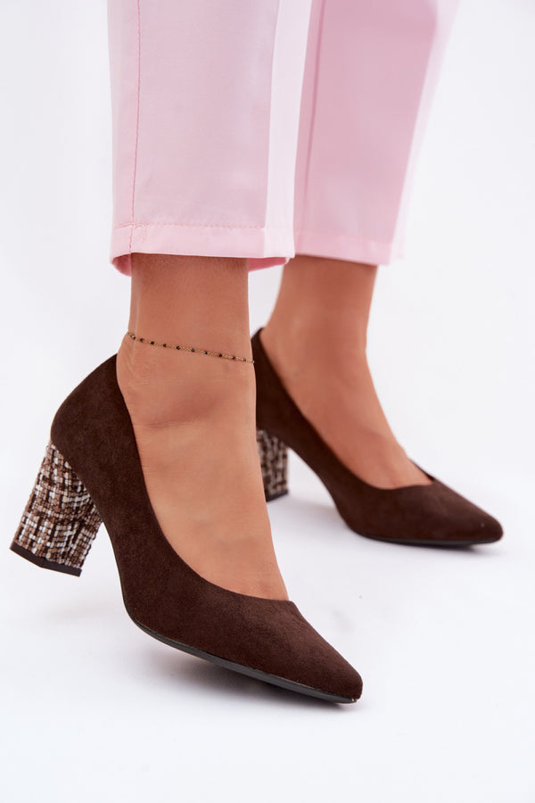Chaussures à talons femme Step in style — brun