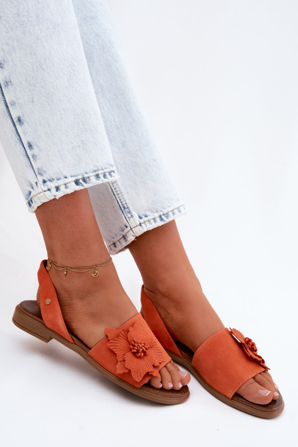 Sandales femme Step in style — orange