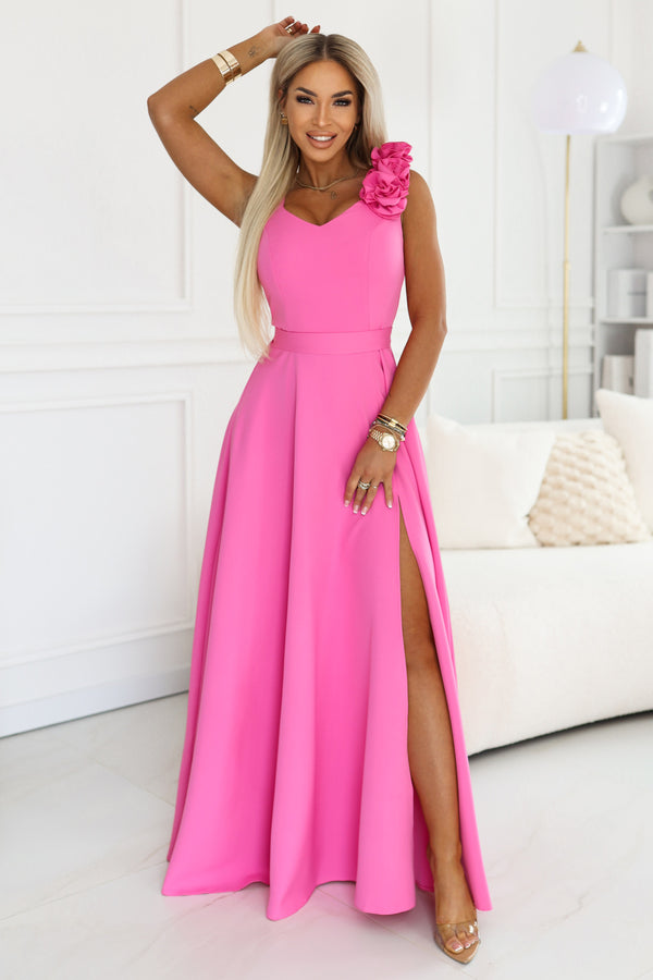 Robe femme Numoco Longue Longue — rosé