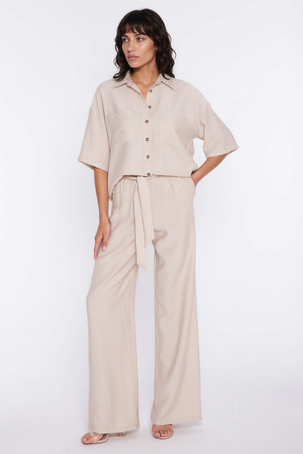 Blouse femme Nife — beige