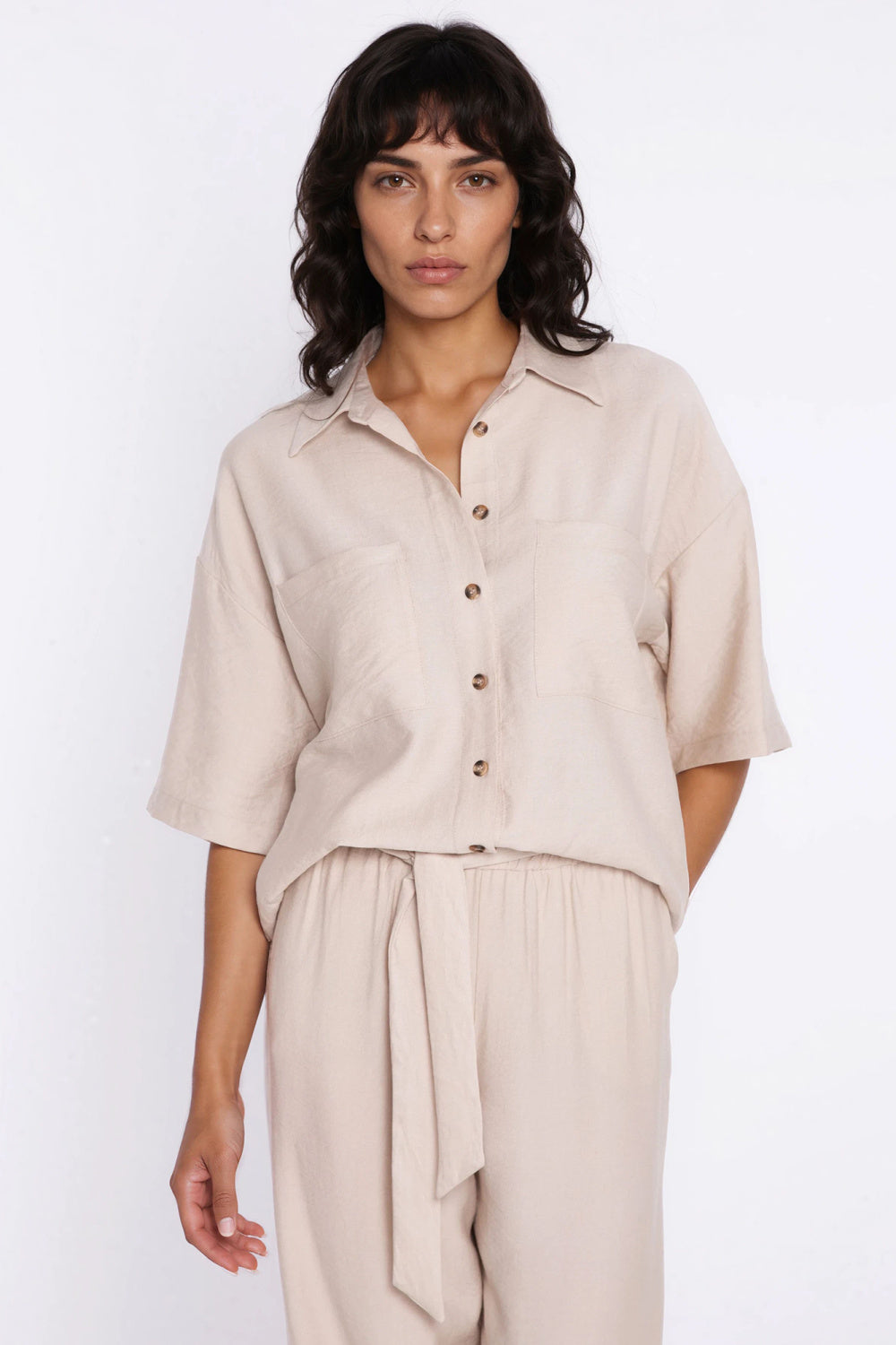 Blouse femme Nife — beige