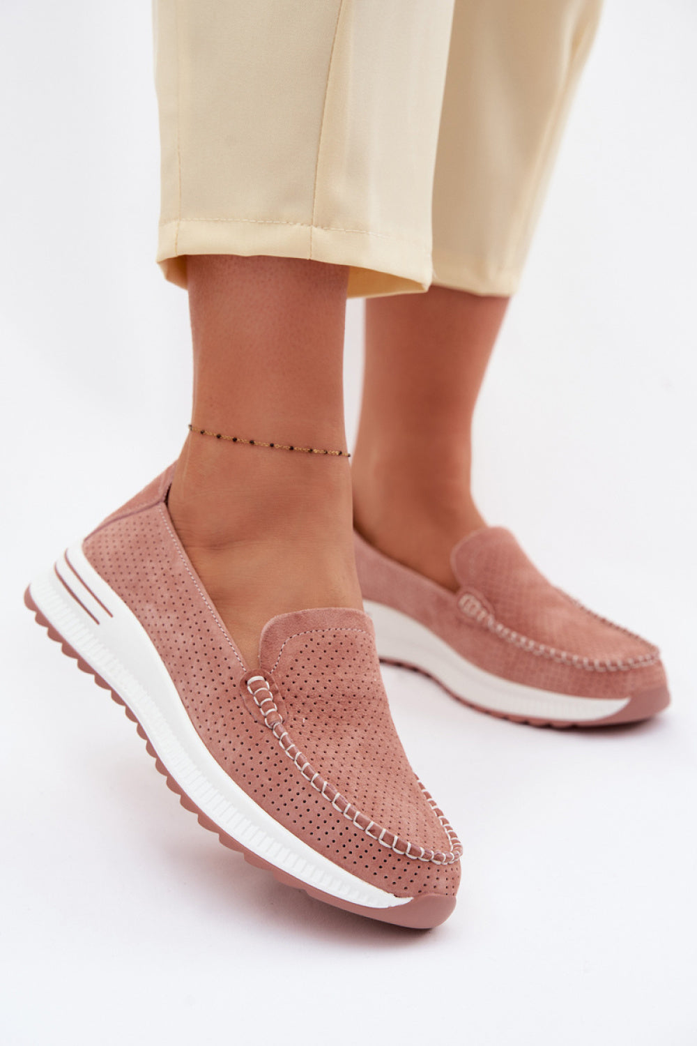 Moccasins femme Step in style — rosé