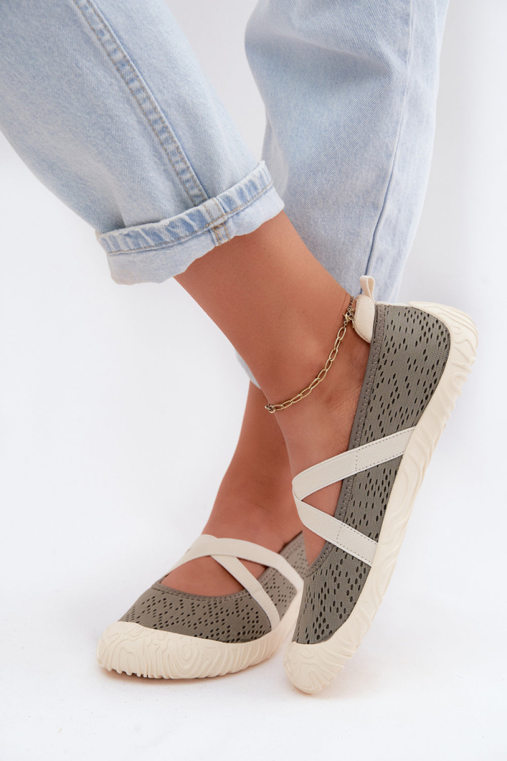 Ballerine femme Step in style — vert
