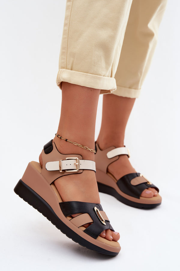 Sandales femme Step in style Cothurnes Cothurnes — noir
