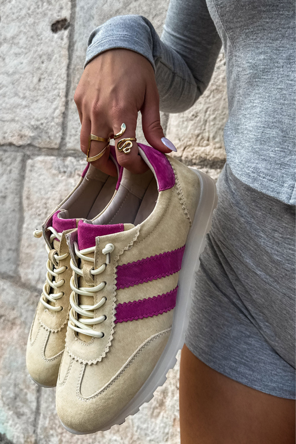Chaussures de sport femme Step in style — jaune