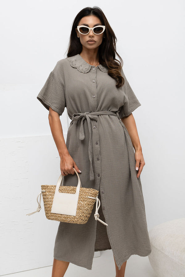 Robe femme Italy Moda De Jour De — beige