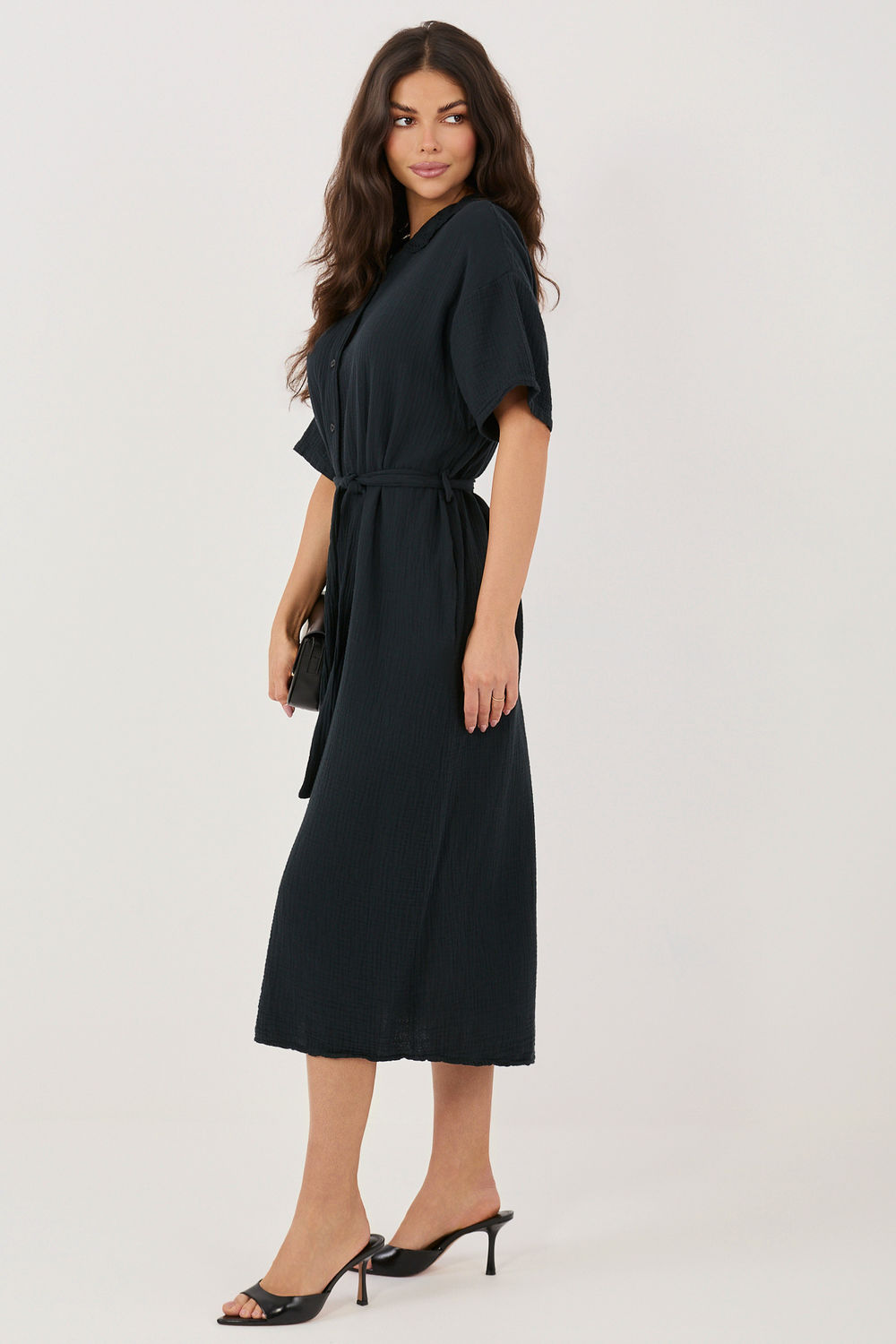 Robe femme Italy Moda De Jour De — noir