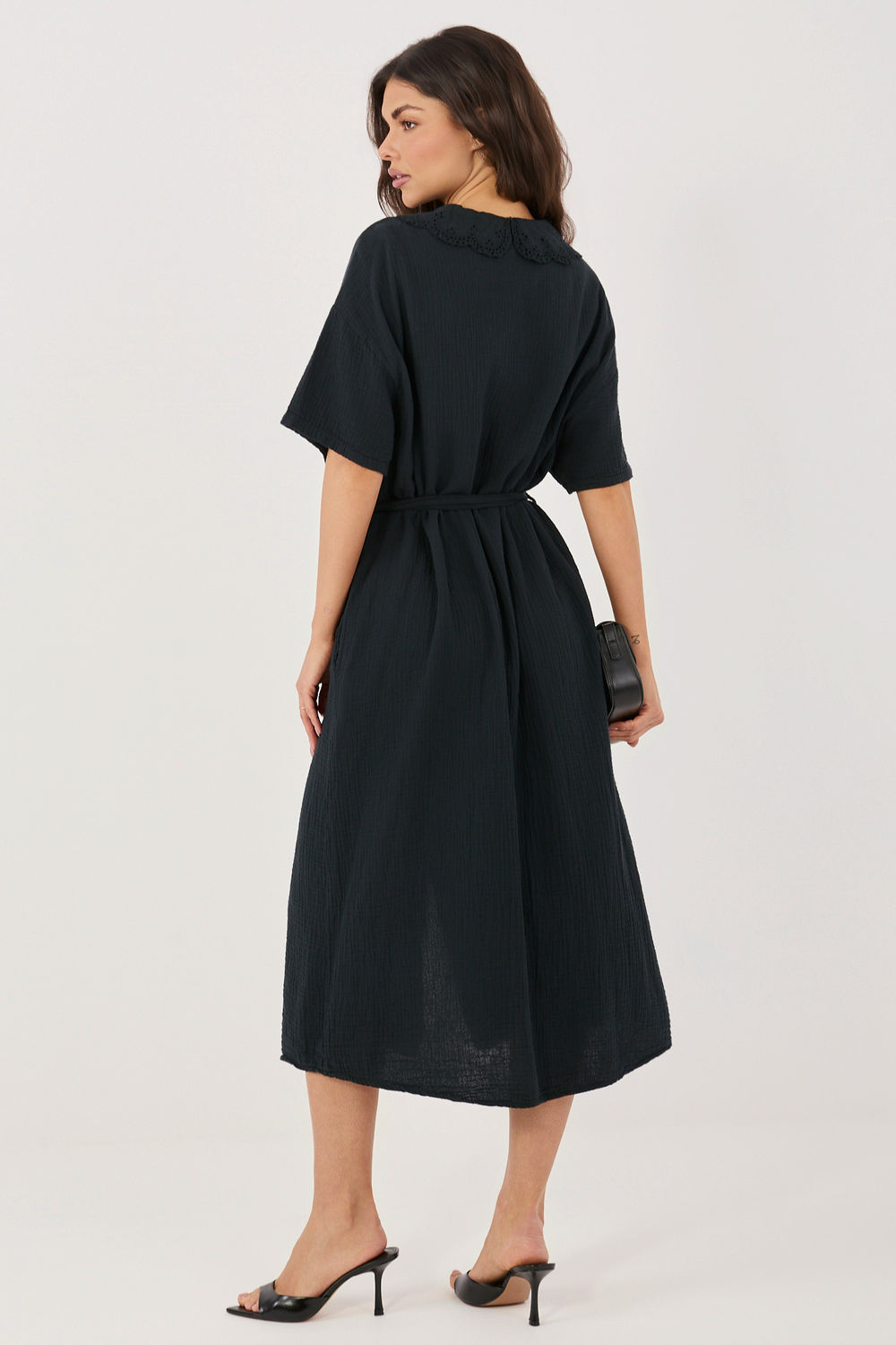 Robe femme Italy Moda De Jour De — noir