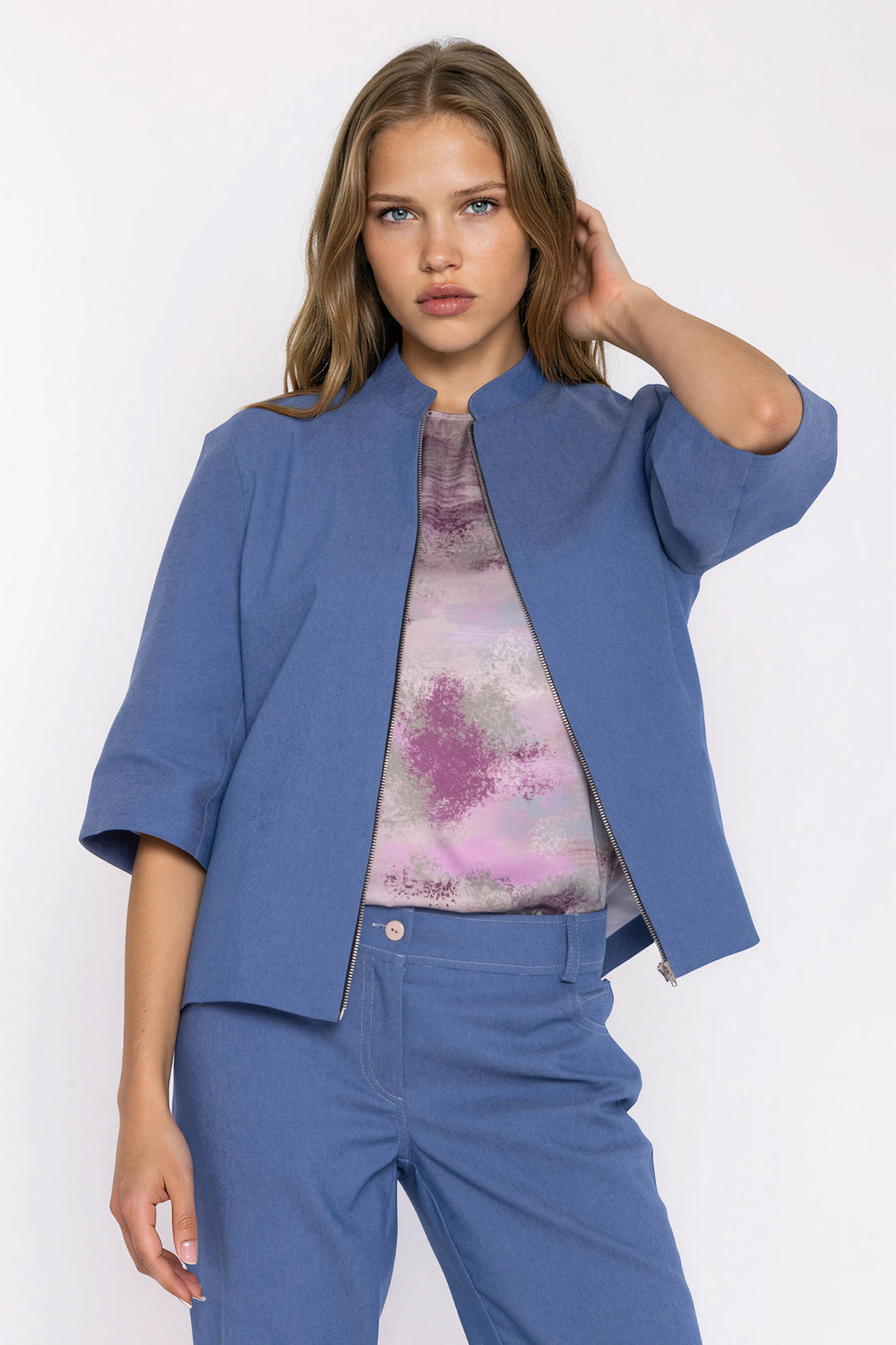 Veste en jean femme Nife — bleu