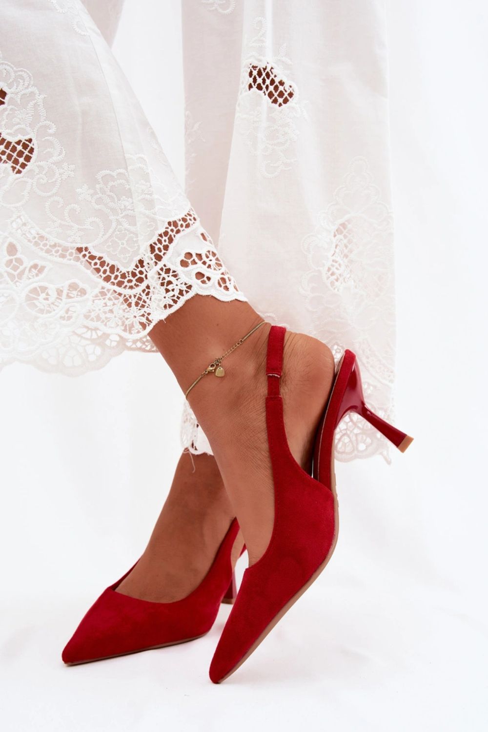 Sandales femme Step in style À Talons À — rouge
