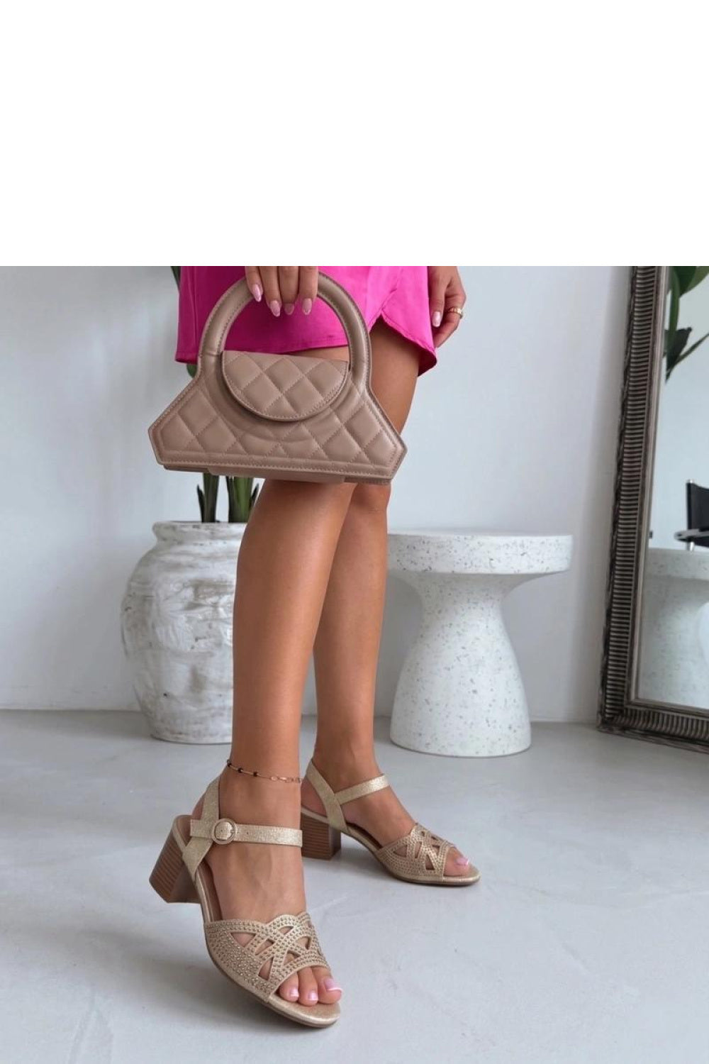 Sandales femme Solea À Talons À — beige