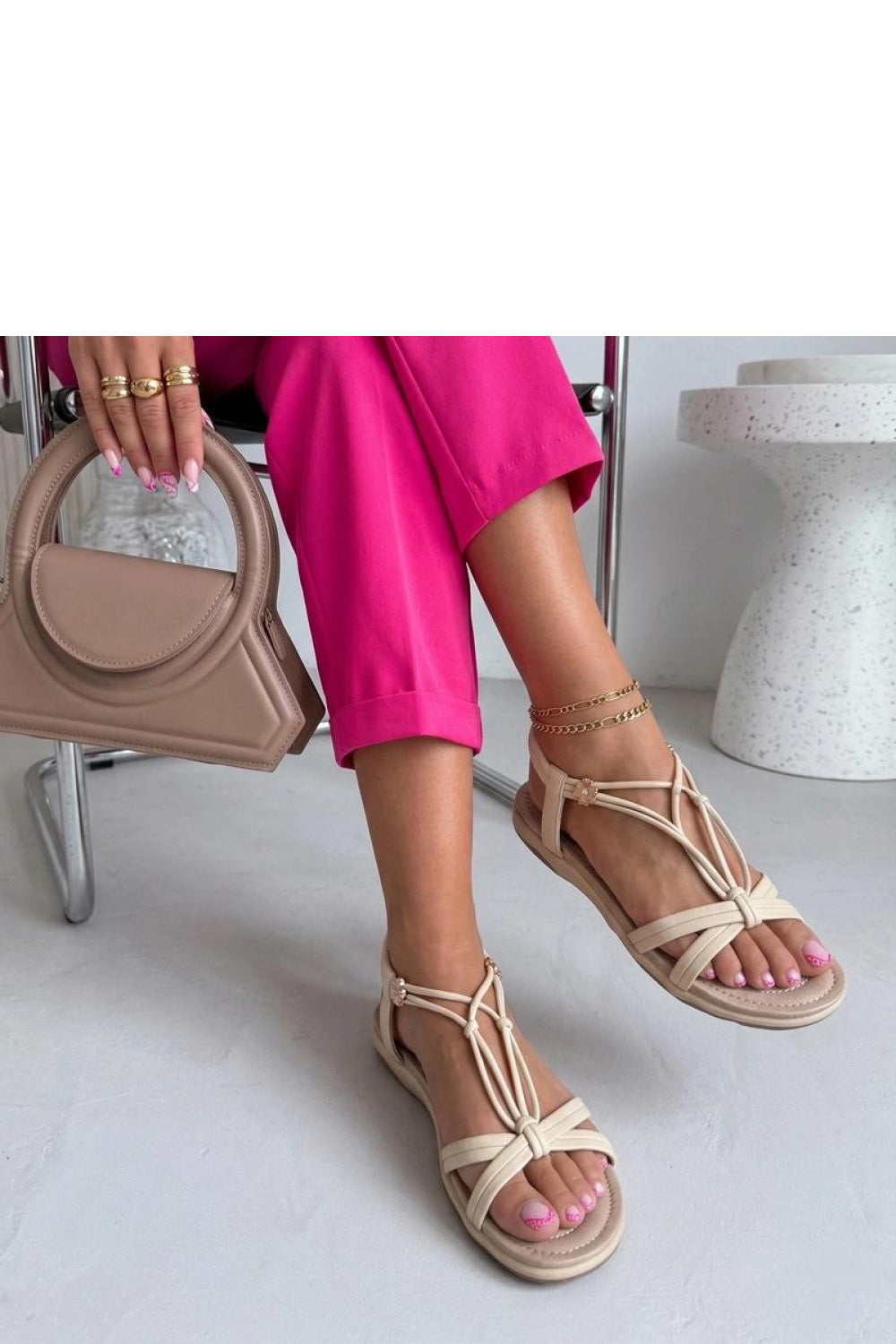 Sandales femme Solea — beige