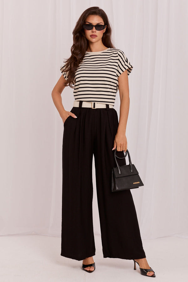 Chaussures à talons femme Rue Paris Pantalon Pantalon — noir