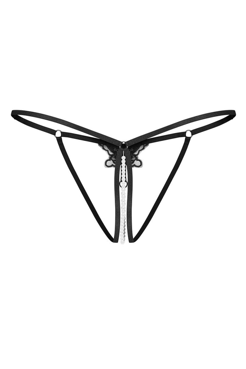 String femme Obsessive Strings Strings — noir