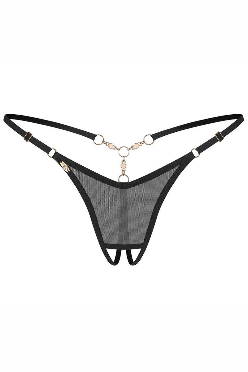 String femme Obsessive Strings Strings — noir